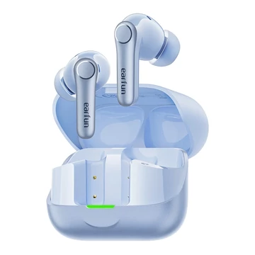 EarFun Air Pro 4+ AI fordítós vezeték nélküli fülhallgató, adaptív zajszűréssel és dupla hangszórókkal, IP55, BT6.0 - Kék (TW700BLUE)