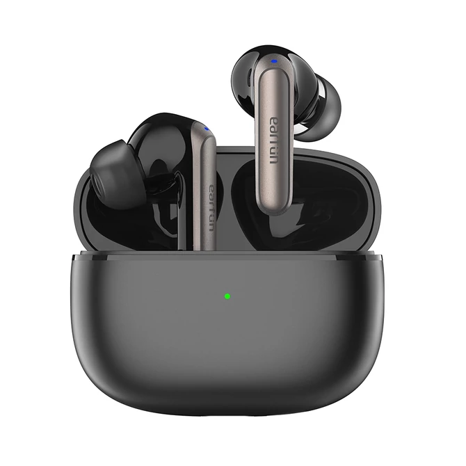 Kép 2/3 - EarFun Air 2 NC vezeték nélküli Hi-Res fülhallgató, 6 mikrofon, zajszűrés, IPX5 - Fekete