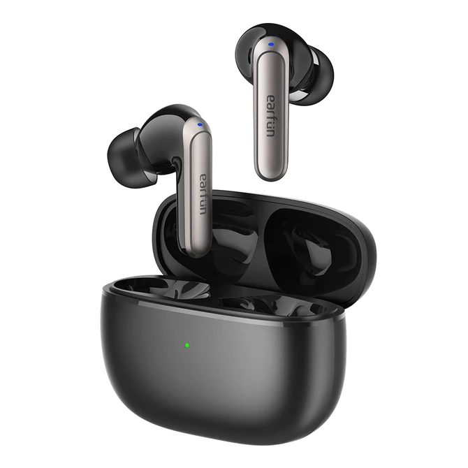 Kép 1/3 - EarFun Air 2 NC vezeték nélküli Hi-Res fülhallgató, 6 mikrofon, zajszűrés, IPX5 - Fekete