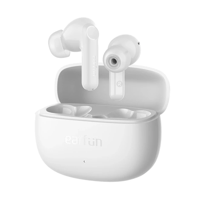Kép 1/3 - EarFun Air Life vezeték nélküli fülhallgató, 11 óra zenelejátszás, Bluetooth 5.4 - Fehér
