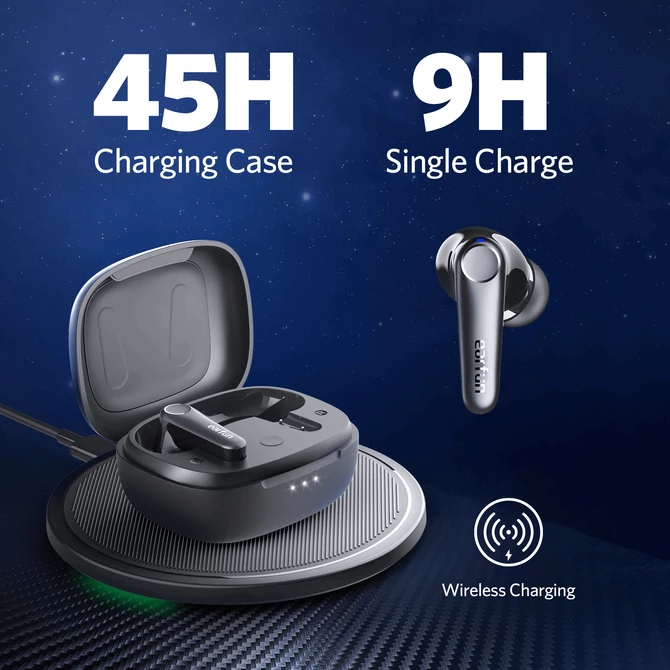 Kép 6/8 - EarFun Air Pro 3 teljesen vezeték nélküli fülhallgató zajszűréssel, 6 beépített mikrofonnal (TW500B)