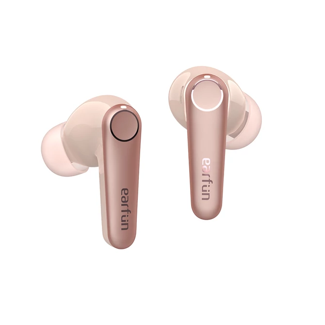 Kép 4/8 - EarFun Air Pro 3 teljesen vezeték nélküli fülhallgató zajszűréssel, 6 beépített mikrofonnal - Pink (TW500P)