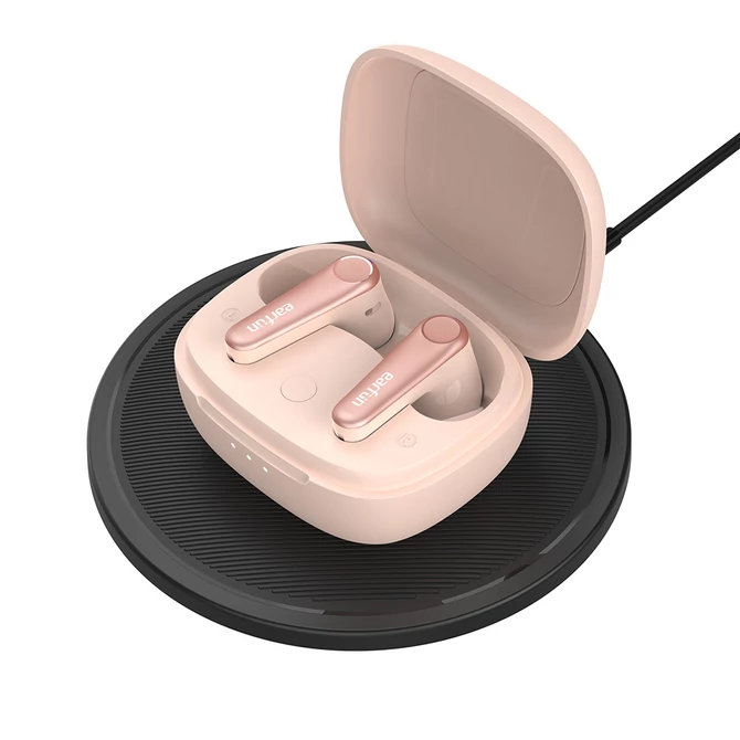 Kép 7/8 - EarFun Air Pro 3 teljesen vezeték nélküli fülhallgató zajszűréssel, 6 beépített mikrofonnal - Pink (TW500P)