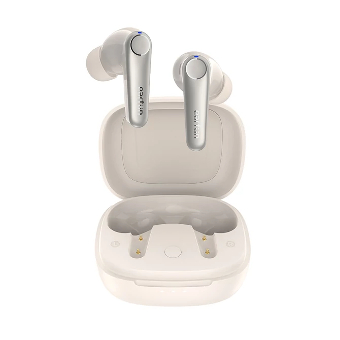 Kép 2/10 - EarFun Air Pro 3 teljesen vezeték nélküli fülhallgató zajszűréssel, 6 beépített mikrofonnal - Fehér (TW500W)