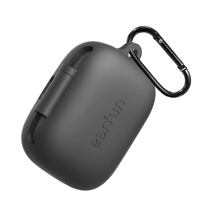 Kép 3/3 - EarFun AirPro 4 szilikon tok - Fekete
