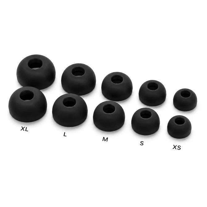 Kép 3/3 - EarFun Air Pro 4i gumiharang szett - Fekete