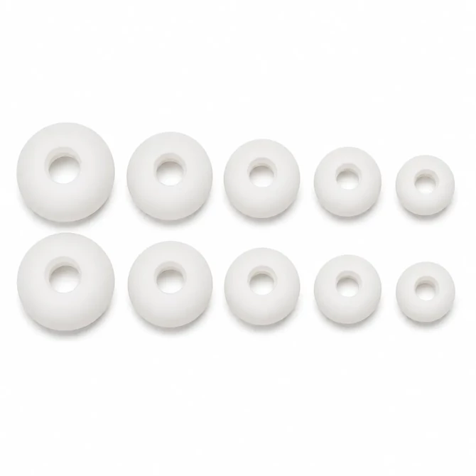 Kép 1/3 - EarFun Air Pro 4i gumiharang szett - Fehér
