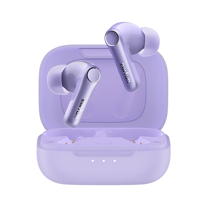 Kép 2/3 - EarFun Air Pro 4 teljesen vezeték nélküli fülhallgató zajszűréssel, 6 beépített mikrofonnal, 52 órás lejátszási idővel - Lila (TW600-V)