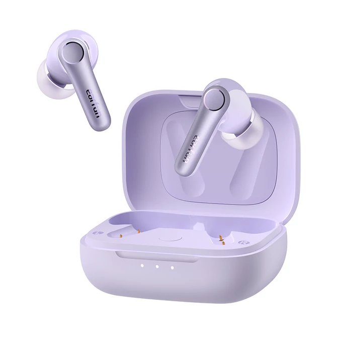 Kép 1/3 - EarFun Air Pro 4 teljesen vezeték nélküli fülhallgató zajszűréssel, 6 beépített mikrofonnal, 52 órás lejátszási idővel - Kék (TW600-BLUE)