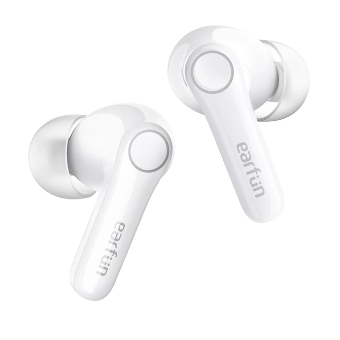 Kép 3/3 - EarFun Air Pro 4 teljesen vezeték nélküli fülhallgató zajszűréssel, 6 beépített mikrofonnal, 52 órás lejátszási idővel - Fehér (TW600W)