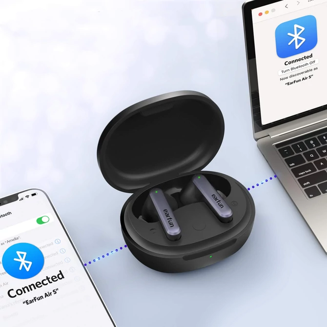 Kép 4/6 - EarFun Air S: teljesen vezeték nélküli fülhallgató