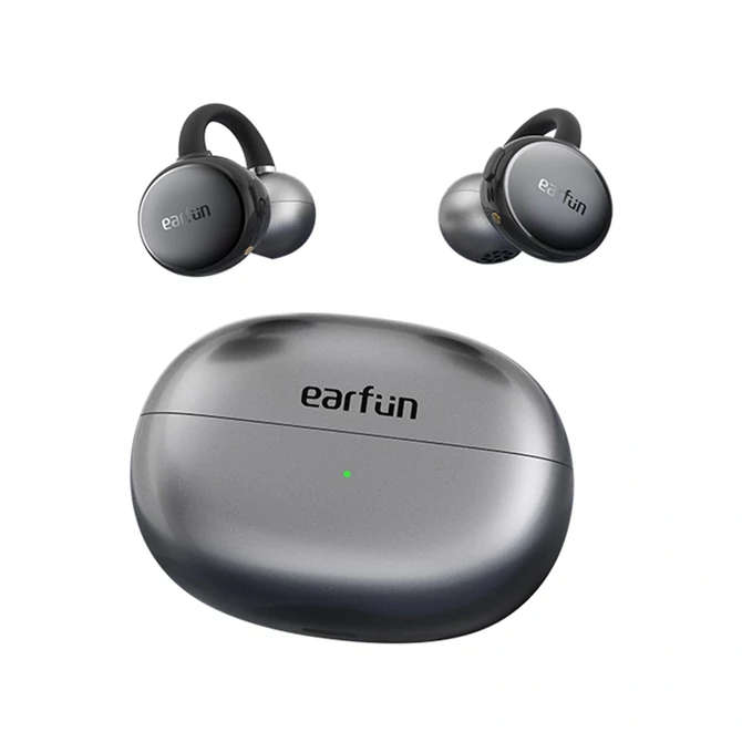 Kép 2/13 - EarFun Clip nyitott kialakítású, fülre csíptethető fülhallgató Hi-Res hangzással és 40 órás üzemidővel (CW100)
