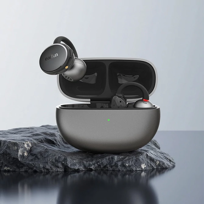 Kép 12/13 - EarFun Clip nyitott kialakítású, fülre csíptethető fülhallgató Hi-Res hangzással és 40 órás üzemidővel (CW100)